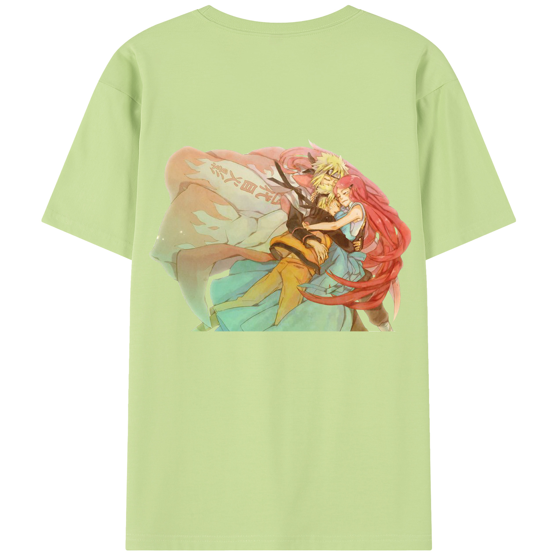 （画像用） NARUTO -ナルト- うずまき ナルト Uzumaki Naruto 綿100％半袖Tシャツ（背面プリント）